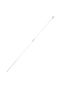 Adelia's - Damen Edelstahl Fußkettchen Anker 21 cm + 5 cm silberfarben - gold