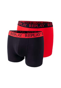 REPLAY - Unterhose, 2er-Pack, für Herren - N093 RED/BLACK