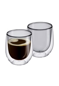 cilio Kaffeeglas-Set, 2-teilig - VERONA - GRAU