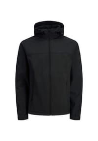 JACK & JONES - Jacke Outdoorjacke MARVIN HOOD SOFTSHELL - schwarz