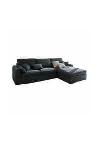 LOBERON - Sofa Seaford dunkelgrau - dunkelgrau