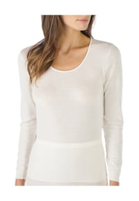 mey - Exquisite Unterhemd, Langarm, Rundhals, für Damen - SCHWARZ