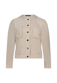 BETTY BARCLAY - Blazer-Jacke mit Knöpfen - Grau Beige