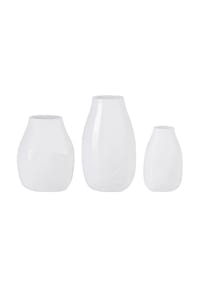 räder - Mini Tischvase, 3er-Set - WEISS