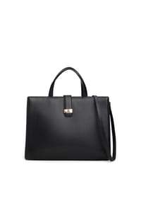 TOMMY HILFIGER - Schultertasche, Kunstleder, für Damen - BLACK