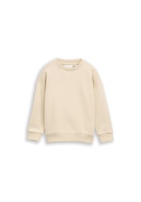 TOM TAILOR - Sweatshirt, Rippbündchen, für Kinder - 35213 CASTLE BEIGE