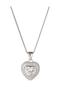 MANGUUN - Damen Halskette mit Anhänger, 925er Silber - silber