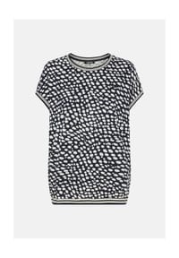 olsen - Shirt mit Rundhalsausschnitt und Kimonoärmeln - Dark Navy