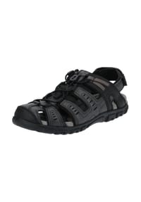 GEOX - Strada Sandalen, Leder, für Herren - C9999 BLK OXFORD