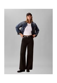 Calvin Klein Jeans - Jeanshose, Baumwolle, für Damen - 45T BLACK