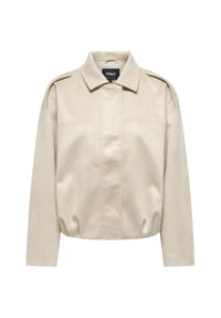 ONLY® - Kunstlederjacke Amber, Klappkragen, für Damen - 177918 GRAPE LEAF