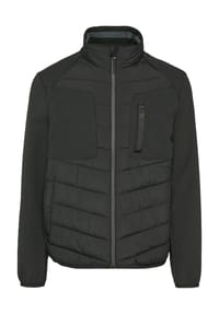 s.Oliver - Steppjacke, Stehkragen, für Herren - 9999 GREY/BLACK