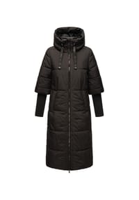 NAVAHOO® - Steppmantel Ciao Miau XIV - Black