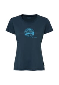VAUDE - T-Shirt Women's Cyclist T-Shirt V - dark sea/dark sea