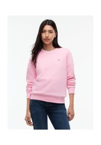 TOMMY Jeans - Sweatshirt, Rippbündchen, für Damen - C1N  BLUE