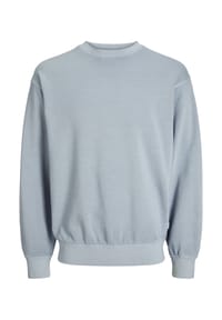 JACK & JONES - Pullover CHARGE FADED Sweatshirt - hellblau