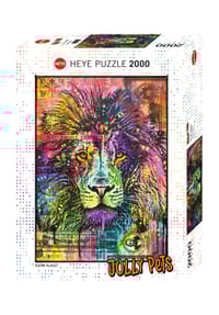 HEYE - Jolly Pets Puzzle "Lion's Heart", Dean Russo, 2000 Teile - 