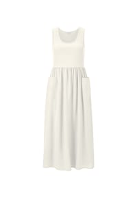 rich&royal - Shirtkleid, U-Ausschnitt, für Damen - 113  PEARL WHITE