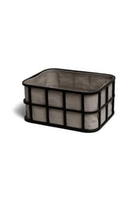 MÖVE - Aufbewahrungskorb Bamboo - black/grey