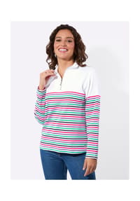 Witt - Sweatshirt - ecru-pink-bedruckt