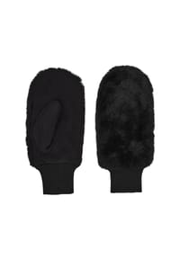 MANGUUN - Fäustlinge, Rippbündchen, für Damen - 0  BLACK