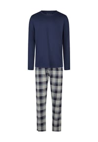 Phil & Co. Berlin - Pyjama Weekend Collection - grau melange/streifen