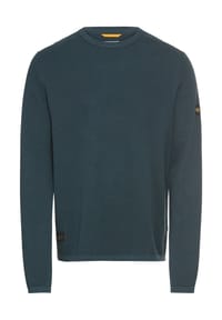 camel active - Pullover aus reiner Baumwolle - Tintenblau