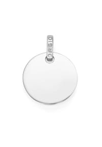 GIORGIO MARTELLO MILANO - Anhänger runde Gravurplatte, Silber 925 - silber