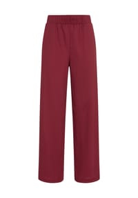 MANGUUN - Stoffhose, Gummibund, für Damen - 1 SCHWARZ/ PUNKTE
