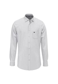 FYNCH-HATTON® - Freizeithemd, Regular Fit, Langarm, Button-Down-Kragen, für Herren - 5500 WHITE