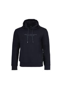 ARMANI EXCHANGE - Herren Sweatshirt mit Kapuze - Pullover, Logo, Baumwolle - Dunkelblau