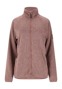 WHISTLER - Fleecejacke Wolven mit gebürsteter Innenseite - 1111 Black Melange