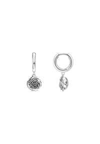 Thomas Sabo - Creolen Midnight Rose - silberfarben
