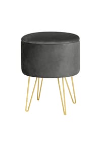 Akord - Lili Pouf mit Stauraum - beige