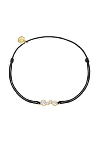 GLANZSTÜCKE MÜNCHEN - Damen Armband aus 925/- Sterling Silber in Gelbgold mit Zirkonia - gelbgold