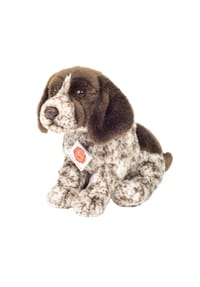 HERMANN Teddy COLLECTION® - Kuscheltier Deutsch Drahthaar Welpe, Braun, 30 cm - mehrfarbig