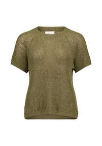 CARTOON - Strickpullover, Ajourmuster, für Damen - 5829 KHAKI/GOLD