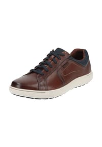 CLARKS® - Sneaker Mapstone im sportlich-eleganten Design - 5249 Mahogany Leather
