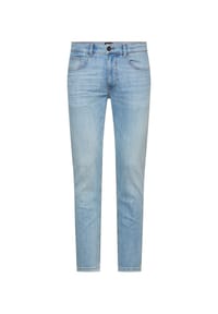 camel active - Slim Fit 5-Pocket Jeans - Bleach Blau