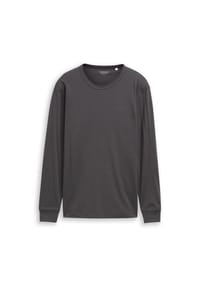 TOM TAILOR - Langarmshirt, Stickerei, für Herren - 10348 GARDEN WHIT