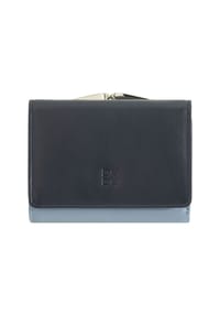 DuDu Corsica - Corsica Geldbörse RFID Schutz Leder 11 cm - black pop