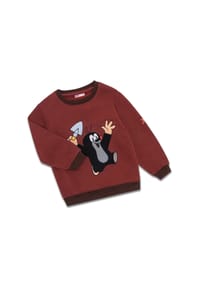 koaa - Der kleine Maulwurf Schaufel – Pullover - Kastanienbraun