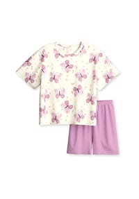 CALIDA - Kinder Kurz-Pyjama Butterfly - bubble gum pink
