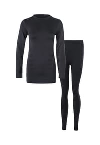 WHISTLER - Funktionswäsche-Set Mall mit Langarmshirt und Tights - 1001 Black