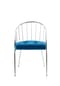Kayoom Stuhl Palma 110 blau - Chrom – Eiche Bild 9