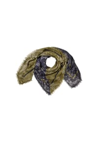 camel active - Schal mit Allover Print - Braun