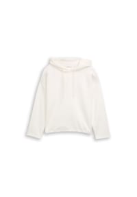 DENIM TOM TAILOR - Hoodie, Gummibund, für Damen - 10315 WHITE