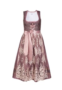 EDELNICE - Langes Dirndl Madeleine - rosa