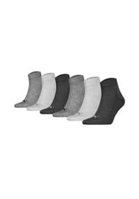 PUMA® - Socken Quarter 6-Pack - Denim Blau