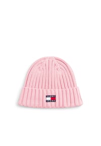 TOMMY Jeans - Strickmütze, Bio-Baumwolle, für Damen - AES BEIGE